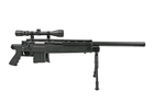 Гвинтівка снайперська MB4406D — з оптикою та сошками [WELL] (для страйкбола) - зображення 5
