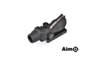 Коліматорний приціл типу ACOG (з оптичним волокном) – Black [AIM-O] (для страйкболу) - зображення 4