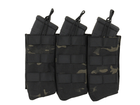 Подсумок открытый магазин Triple AK 7.62x39 - Multicam BLACK [8FIELDS]