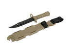 Тренировочный штык-нож к аналогм M4/M16 – TAN [CYMA] (для страйкбола) - изображение 3