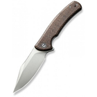 Ніж Civivi Sinisys Stonewash Brown Micarta (C20039-2)