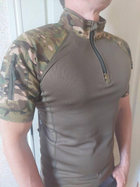 Тактическая рубашка весна-лето убакс с коротким рукавом Мультикам S - изображение 1