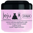 Cukrowy peeling do ciała Ziaja Jeju czarny z nutą mango kokosa i papai 200 ml (5901887045205)