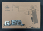 Страйкбольний пістолет металевий G.20S - зображення 4