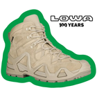 Черевики тактичні Lowa zephyr MK2 GTX Mid TF Desert (Бежевий) UK 10.5/EU 45 - зображення 2