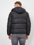 Kurtka puchowa zimowa krótka męska Calvin Klein Jeans Essentials Down Jacket J30J318412-BEH L Czarna (8719854077367) - obraz 2