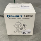 Магнитное крепление для фонаря на оружие Olight X-WM03, под диаметр 23 - 26 мм - изображение 8