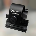 Магнітне кріплення для ліхтаря на зброю Olight X-WM03, під діаметр 23 - 26 мм, кріплення для підствольного ліхтаря - зображення 9