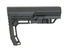 Минималистичный приклад винтовочный AR/M4 - Black [Big Dragon] (для страйкбола) - изображение 4
