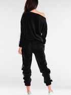 Spodnie dresowe damskie Awama A409 L-XL Czarne (5902360552241) - obraz 6
