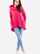 Bluza damska z kapturem długa Awama A200 S-M Różowa (5902360518483) - obraz 3