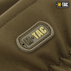 Тактические перчатки M-Tac Winter Soft Shell Olive, Зимние военные перчатки, Теплые стрелковые перчатки, XL - изображение 2