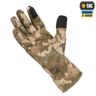 Тактичні рукавички M-Tac Winter Soft Shell MM14, Зимові військові рукавички Піксель, Теплі стрілецькі рукавички, M - зображення 6