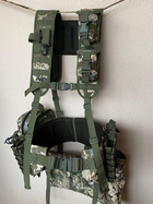 Ременно-плечевая система (разгрузка) укомплектованная, РПС для военных, Разгрузочный жилет РПС MOLLY, пиксель, XL - изображение 7