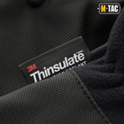 Тактичні рукавички M-Tac Fleece Thinsulate Black, Зимові військові флісові рукавички, Теплі стрілецькі рукавички, L - зображення 3