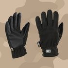 Тактичні рукавички M-Tac Fleece Thinsulate Black, Зимові військові флісові рукавички, Теплі стрілецькі рукавички, M - зображення 1