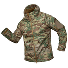 Тактическая зимняя куртка на флисе CM Stalker SoftShell Multicam / Водоотталкивающая военная куртка камуфляж, XXL - изображение 5
