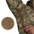 Тактична зимова куртка на флісі CM Stalker SoftShell Multicam / Водовідштовхувальна військова куртка камуфляж, M - зображення 9