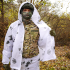 Тактический костюм Клякса, дождевик зимний, водонепроницаемый. - изображение 7