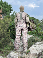 Зимний тактический костюм мультикам софтшел (softshell) повышенной плотности с двойным флисом XXL - изображение 8