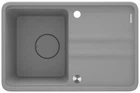 Мойка для кухни DEANTE гранит Momi 670x440мм прямоугольная интегрированная с сифоном серая ZKM_S11A