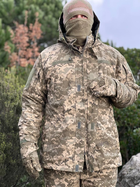 Зимовий комплект форми ЗСУ піксель Тепла військова куртка, теплі штани та верхня куртка S - зображення 10