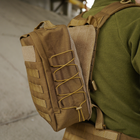 Тактический рюкзак быстросъемный кордура Койот - изображение 6