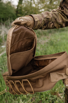 Тактический рюкзак быстросъемный кордура Койот - изображение 8