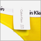 Трусики cтрінги жіночі бавовняні Calvin Klein Underwear 0000D1617E S Жовті (8719855416622) - зображення 3