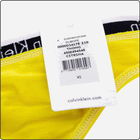 Majtki stringi damskie bawełniane Calvin Klein Underwear 0000D1617E S Zółte (8719855416622) - obraz 4