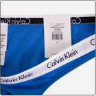 Majtki stringi damskie bawełniane Calvin Klein Underwear 0000D1617E2NU S Niebieskie (8720107297180) - obraz 4