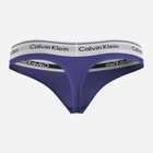 Трусики cтрінги жіночі бавовняні Calvin Klein Underwear 0000F3786EFPT S Темно-сині (8720108767781) - зображення 3