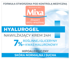 Krem lekki MIXA Hyalurogel intensywnie nawilżający 50 ml (3600550826265) - obraz 1