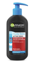 Żel do twarzy oczyszczający Garnier Pure Skin Aktywny Węgiel przeciw zaskórnikom 200 ml (3600542105286) - obraz 1