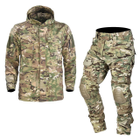 Тактический комплект формы HAN WILD М65 мультикам куртка и брюки размер L - изображение 1