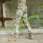 Чоловічий тактичний костюм Aggressor мультикам куртка та штани камуфляжні розмір L - зображення 4