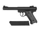 Страйкбольний пістолет Ruger MK1 Black Gas GNB KJW, для страйкболу - зображення 5