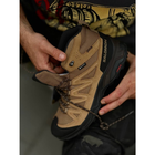 Ботинки Salomon X WARD Leather MID GTX 3 водонепроницаемой мембраной Gore-Tex® Kangaroo/Black/Dull Gold, размер 44 - изображение 9