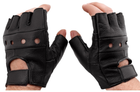 Перчатки кожаные без пальцев MIL-TEC 12517002 S Black (2000000048376) - изображение 6