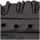 Рукавиці шкіряні без пальців MIL-TEC 12517002 S Black (2000000048376) - зображення 10