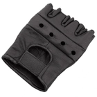 Перчатки кожаные без пальцев MIL-TEC 12517002 XL Black (2000980513864) - изображение 2