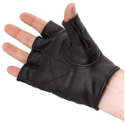Перчатки кожаные без пальцев MIL-TEC 12517002 XL Black (2000980513864) - изображение 4