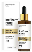 Сироватка для обличчя InoPharm Pure Elements BIO Oils Rose + Argan 30 мл (3800038936046)