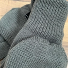 Перчатки варежки Mil-Tec зимние флис олива M рукавицы зеленые - изображение 4