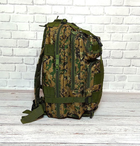 Тактический походный рюкзак Military T 412 25 L Камуфляжный пиксель - изображение 4