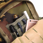 Тактический походный рюкзак Military T 414 25 L Камуфляжный пиксель - изображение 9