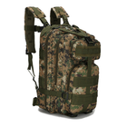 Тактический походный рюкзак Military T 412 25 L Камуфляжный пиксель - изображение 11