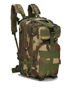 Тактический походный рюкзак Military T 414 25 L Камуфляжный пиксель - изображение 12