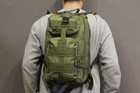 Тактичний військовий похідний рюкзак Military 25 L Хакі - зображення 5