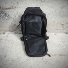 Черная тактическая сумка-рюкзак мессенджер барсетка MFH T0454 - изображение 6